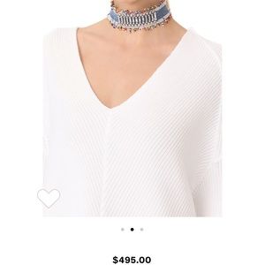 Denim choker from DANNIJO